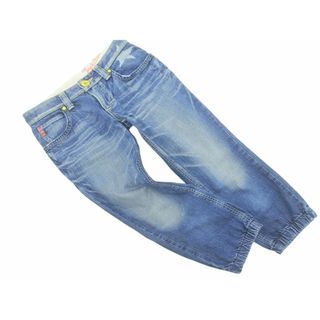 エドウィン(EDWIN)のEDWIN エドウィン 503 Blue Trip USED加工 クロップド デニムパンツ sizeS/青 ■■ レディース(デニム/ジーンズ)