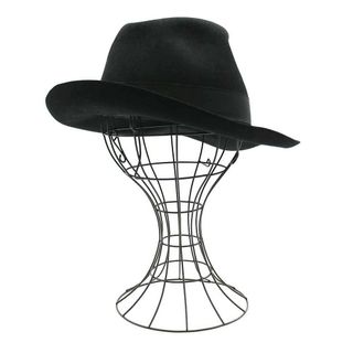 ボルサリーノ(Borsalino)のBorsalino ボルサリーノ ラビットファー中折れフェルトハット ブラック 58(ハット)