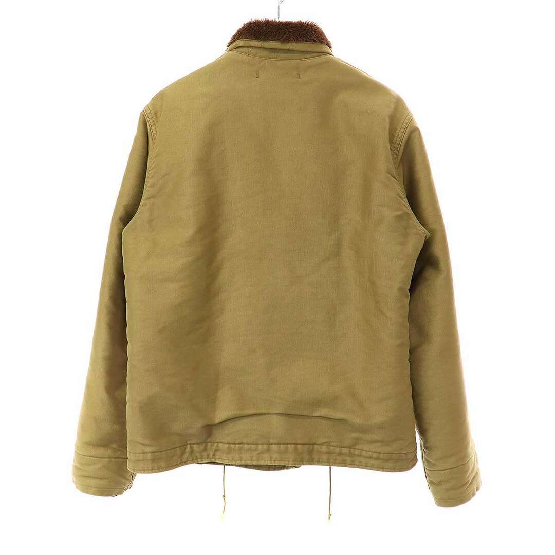 WACKO MARIA(ワコマリア)のWACKO MARIA ワコマリア ALPACA BOA N-1 DECK JACKET アルパカボア デッキジャケット ベージュ L メンズのジャケット/アウター(その他)の商品写真