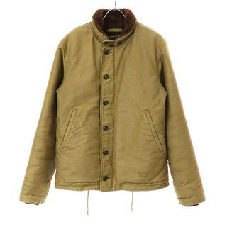 ワコマリア(WACKO MARIA)のWACKO MARIA ワコマリア ALPACA BOA N-1 DECK JACKET アルパカボア デッキジャケット ベージュ L(その他)