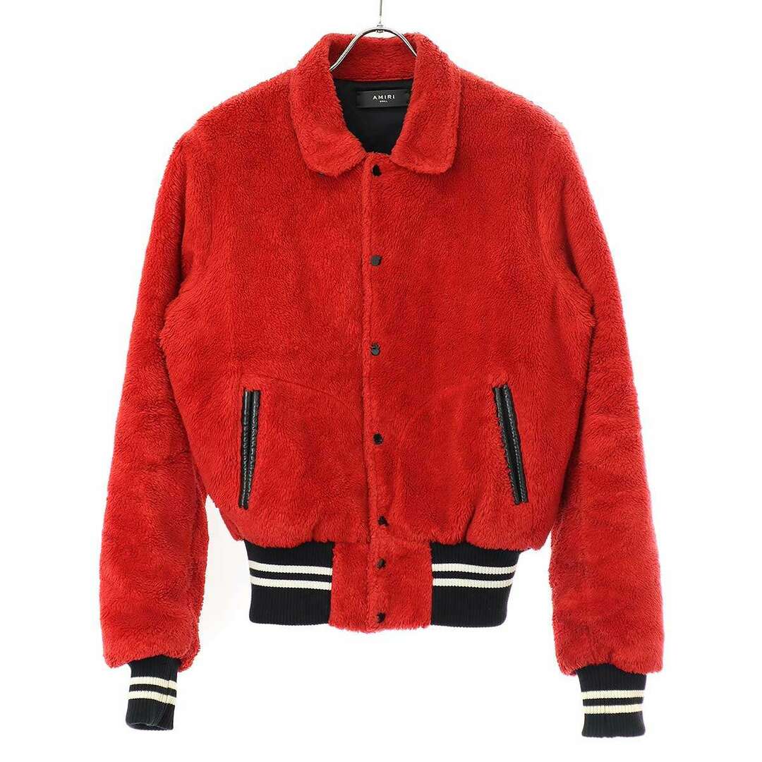 AMIRI アミリ 17AW Sherpa Band Jacket ボアジャケット レッド S AMIRI アミリ 17AW Sherpa Band Jacket ボアジャケット レッド S