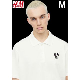 エイチアンドエム(H&M)の新品 H&M × Disney ディズニー ポロシャツ ミッキーマウス M(ポロシャツ)