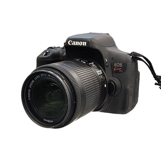 キヤノン(Canon)のCanon キヤノン EOS kiss X8i レンズキット AFデジタル一眼レフカメラ ブラック 2420万画素 中古 T1(デジタル一眼)