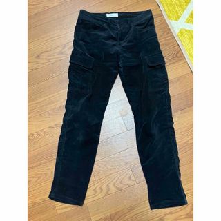 ニッセン - ニッセン　7days Life styling コーデュロイカーゴパンツ　黒