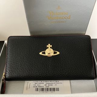 ヴィヴィアンウエストウッド(Vivienne Westwood)の【新品】Vivienne Westwood 長財布 ブラック ヴィヴィアン(財布)