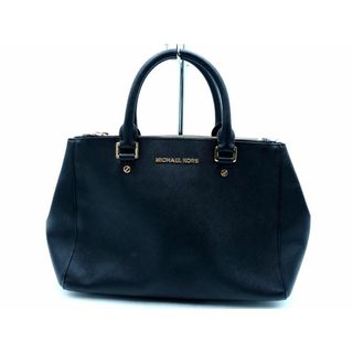 マイケルコース(Michael Kors)のMICHAEL KORS マイケルコース フェイクレザー ハンド バッグ 黒 ■■ レディース(ハンドバッグ)