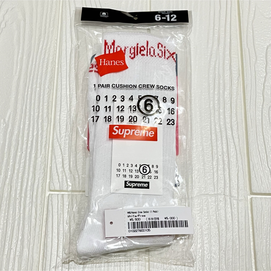 Supreme MM6 Maison Margiela Hanes Socks ソックス Supreme MM6 Maison Margiela Hanes Socks ソックス