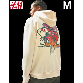 エイチアンドエム(H&M)の新品 H&M × スヌーピー グラフィティ パーカー ディズニースタバ M(パーカー)