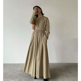 クラネ(CLANE)の本日限定clane antique volume flare one piece(ロングワンピース/マキシワンピース)