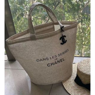 シャネル(CHANEL)の【未開封新品】 CHANEL  トートバッグ ノベルティ シャネル ロゴ リネン(トートバッグ)