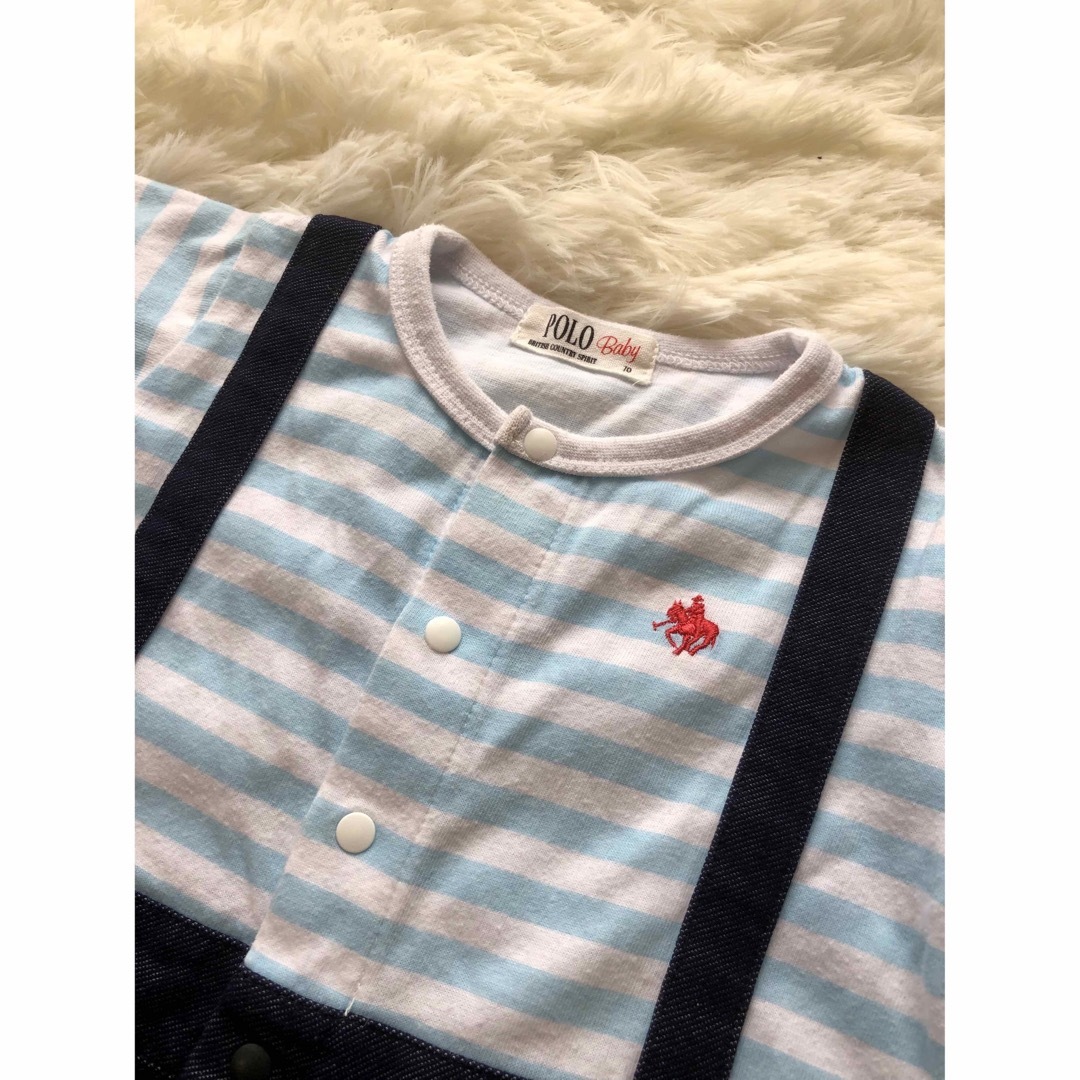 POLO（RALPH LAUREN）(ポロ)のPOLO baby ベビー服　70cm キッズ/ベビー/マタニティのベビー服(~85cm)(カバーオール)の商品写真