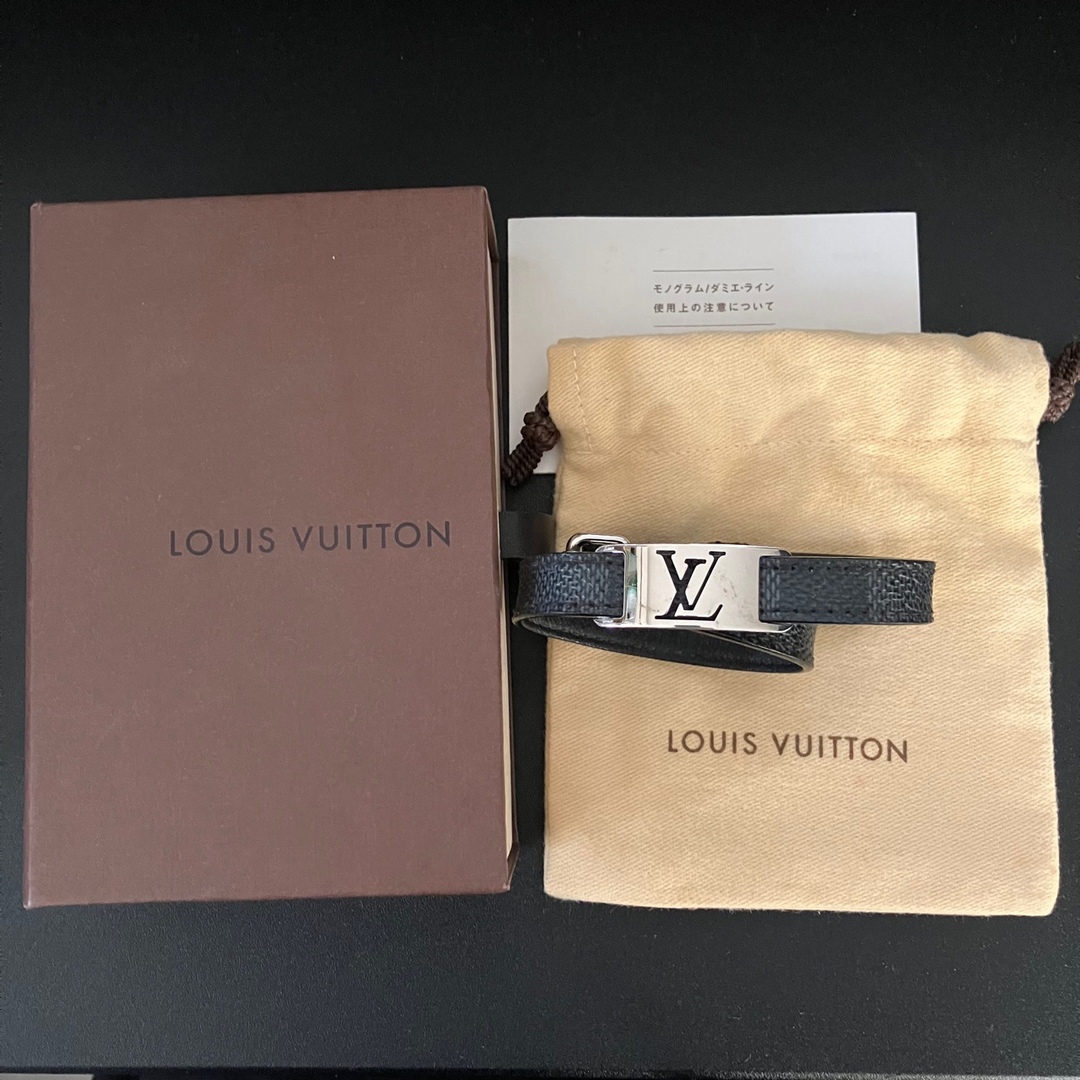 LOUIS VUITTON(ルイヴィトン)のLOUIS VUITTON ルイヴィトン モノグラム ダミエ ブレスレット  メンズのアクセサリー(ブレスレット)の商品写真