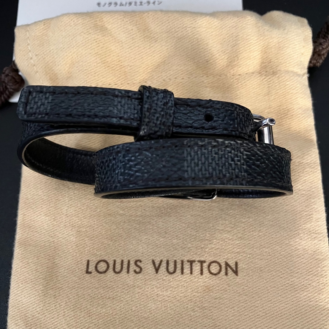 LOUIS VUITTON(ルイヴィトン)のLOUIS VUITTON ルイヴィトン モノグラム ダミエ ブレスレット  メンズのアクセサリー(ブレスレット)の商品写真