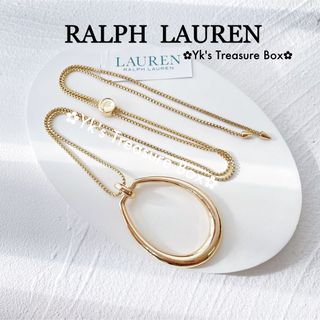 ラルフローレン(Ralph Lauren)のS388/RALPH LAUREN/希少/ゴールド馬蹄スライダーネックレス(ネックレス)