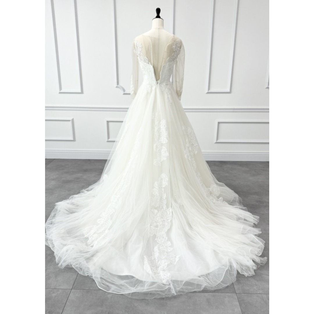 ニコル NICOLE Aライン ウェディングドレス ホワイト レディースのフォーマル/ドレス(ウェディングドレス)の商品写真