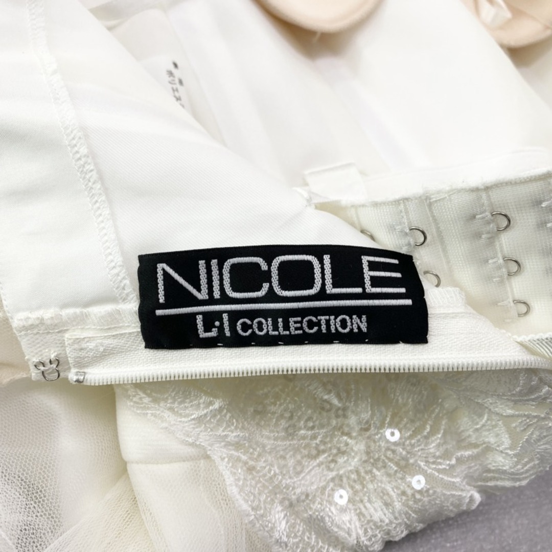ニコル NICOLE Aライン ウェディングドレス ホワイト レディースのフォーマル/ドレス(ウェディングドレス)の商品写真
