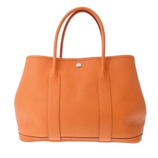 エルメス(Hermes)のエルメス ガーデンパーティ PM ハンドバッグ オレンジ(ハンドバッグ)