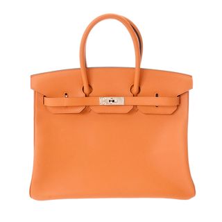 エルメス(Hermes)のエルメス バーキン 35 ハンドバッグ オレンジ(ハンドバッグ)