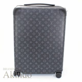 ルイヴィトン(LOUIS VUITTON)の【新品同様】ルイヴィトン LOUIS VUITTON ホライゾン 50 キャリーバッグ 4輪旅行バッグ キャンバス モノグラム・エクリプス メンズ レディース 黒 ブラック M10252 カバー付き M23006 旅行 海外 出張 クール ダーク(トラベルバッグ/スーツケース)