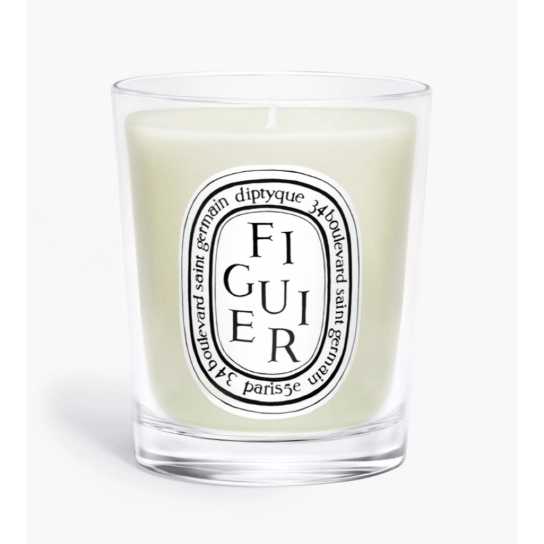 diptyque(ディプティック)のフィギエ　70g スモールサイズ キャンドル　巾着付き コスメ/美容のリラクゼーション(キャンドル)の商品写真