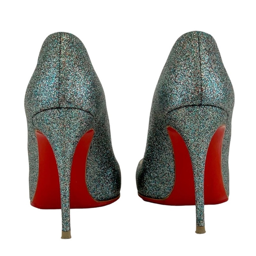 Christian Louboutin(クリスチャンルブタン)のクリスチャンルブタン Christian Louboutin パンプス 靴 シューズ ラメ レザー ブルー系 レディースの靴/シューズ(ハイヒール/パンプス)の商品写真