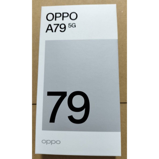 オッポ(OPPO)のOPPO A79 5Gミステリーブラック未開封シュリンク有(スマートフォン本体)