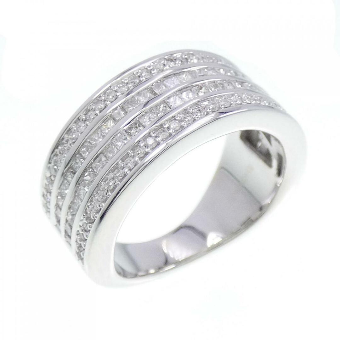 K18WG ダイヤモンド リング 0.75CT レディースのアクセサリー(リング(指輪))の商品写真
