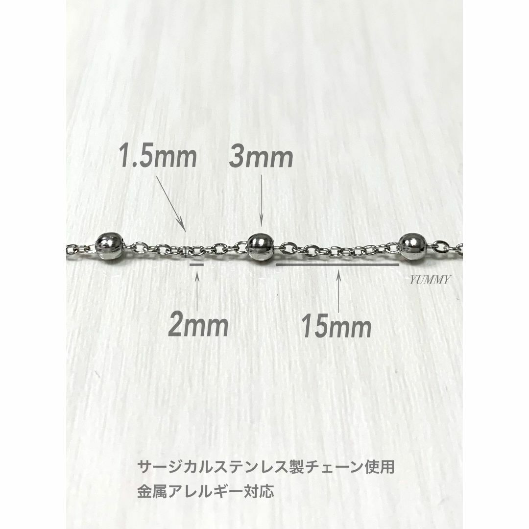 【エピチェーンブレスレット シルバー 1.5mm 16cm】ステンレス メンズのアクセサリー(ブレスレット)の商品写真