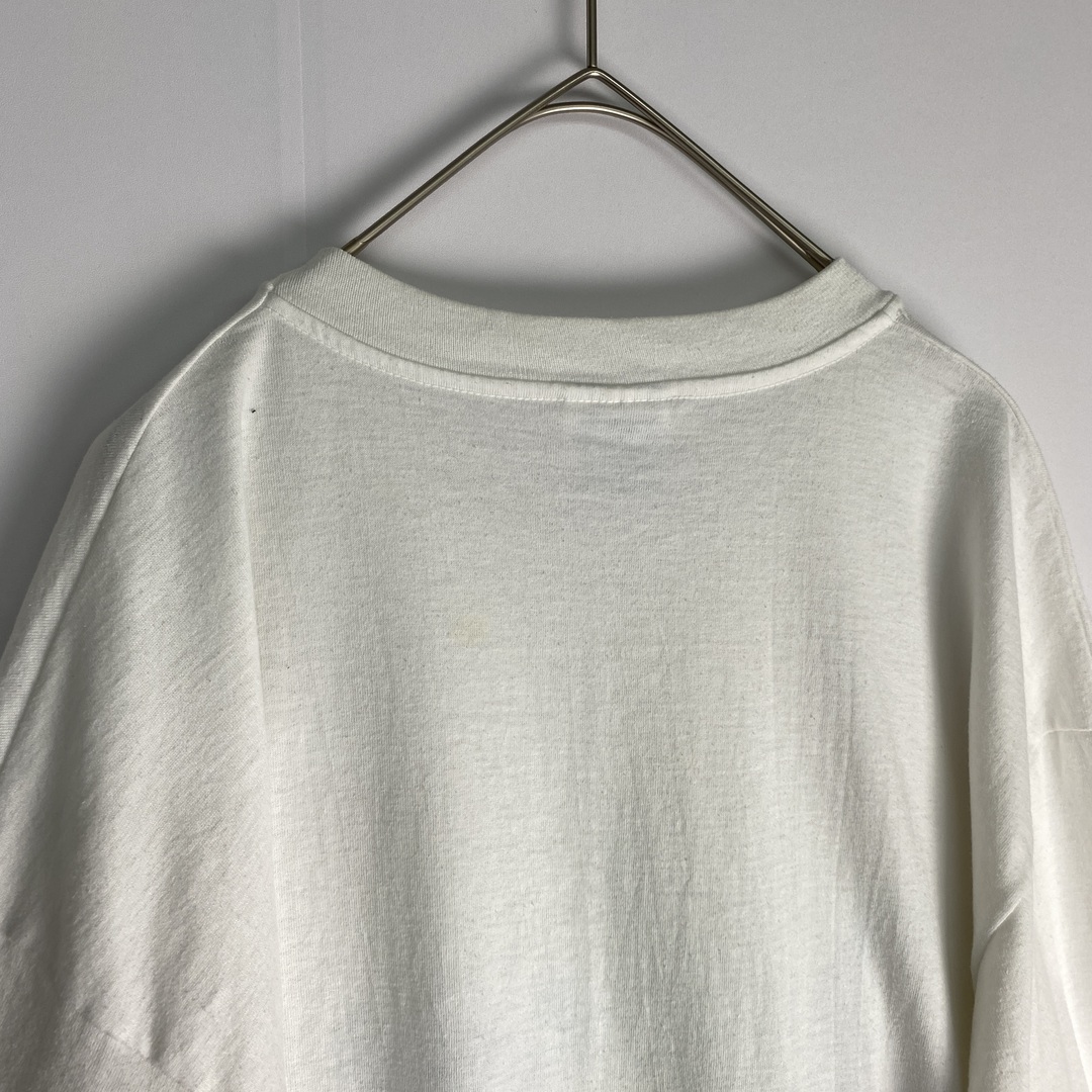 【半袖Tシャツ　プリントデザイン　グラデーション　白　緑　青　古着】 メンズのトップス(Tシャツ/カットソー(半袖/袖なし))の商品写真