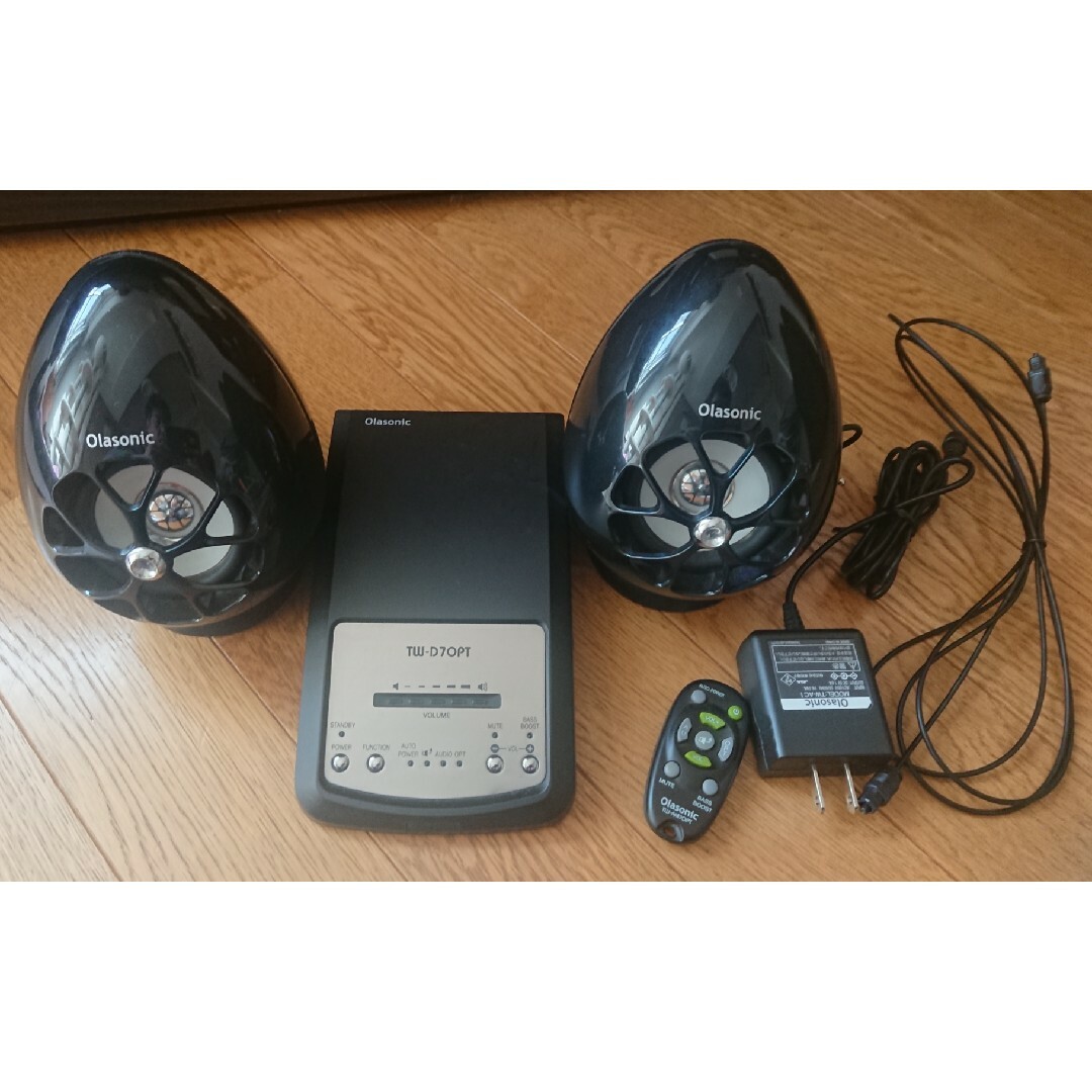 Olasonic TV用スピーカー TW-D7OPT 説明書付き スマホ/家電/カメラのオーディオ機器(スピーカー)の商品写真