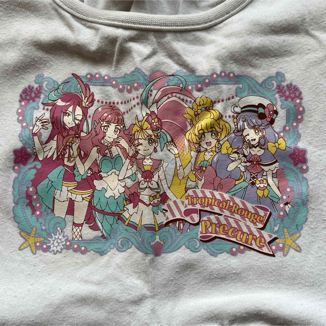 BANDAI(バンダイ)のBANDAI APPAREL ＊ トロピカルージュプリキュアワンピース 120 キッズ/ベビー/マタニティのキッズ服女の子用(90cm~)(ワンピース)の商品写真