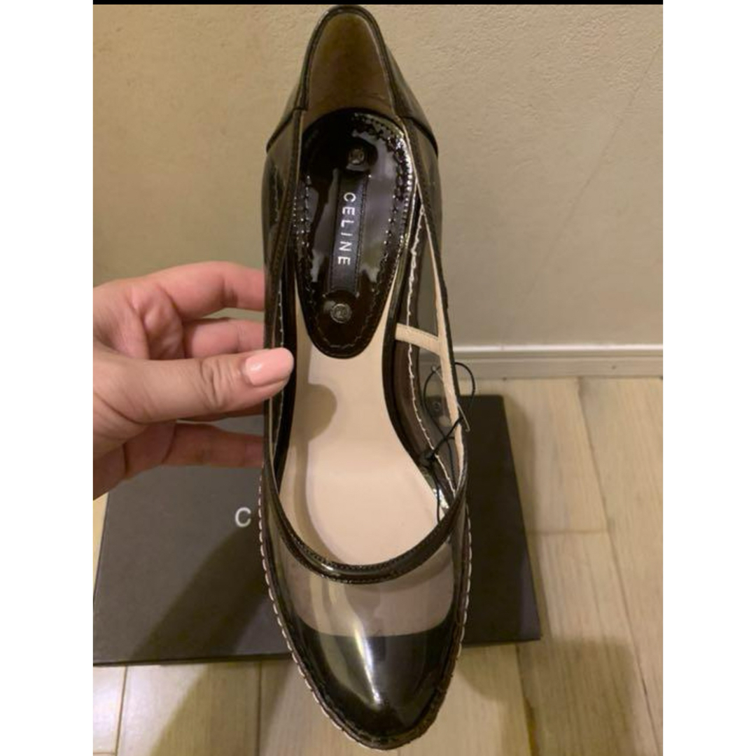 CELINE - 新品未使用!正規品セリーヌクリアパンプス ディオール CELINE - 新品未使用!正規品セリーヌクリアパンプス ディオール