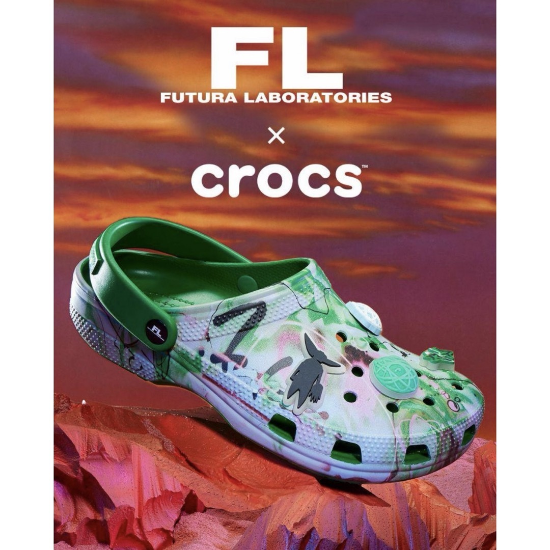 crocs(クロックス)のクロックスフューチュラ、クラシック3DPMジビッツ 限定コラボセット メンズの靴/シューズ(サンダル)の商品写真