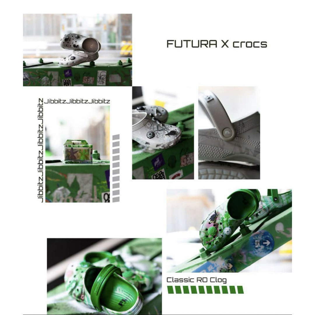 crocs(クロックス)のクロックスフューチュラ、クラシック3DPMジビッツ 限定コラボセット メンズの靴/シューズ(サンダル)の商品写真