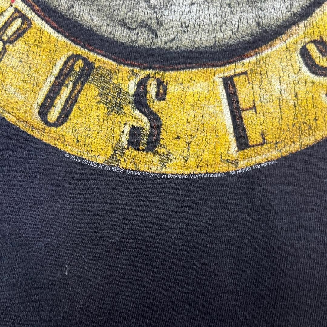 MUSIC TEE(ミュージックティー)のGunsN' Roses　ガンズアンドローゼズ　半袖Tシャツ　古着　ブラック　M メンズのトップス(Tシャツ/カットソー(半袖/袖なし))の商品写真