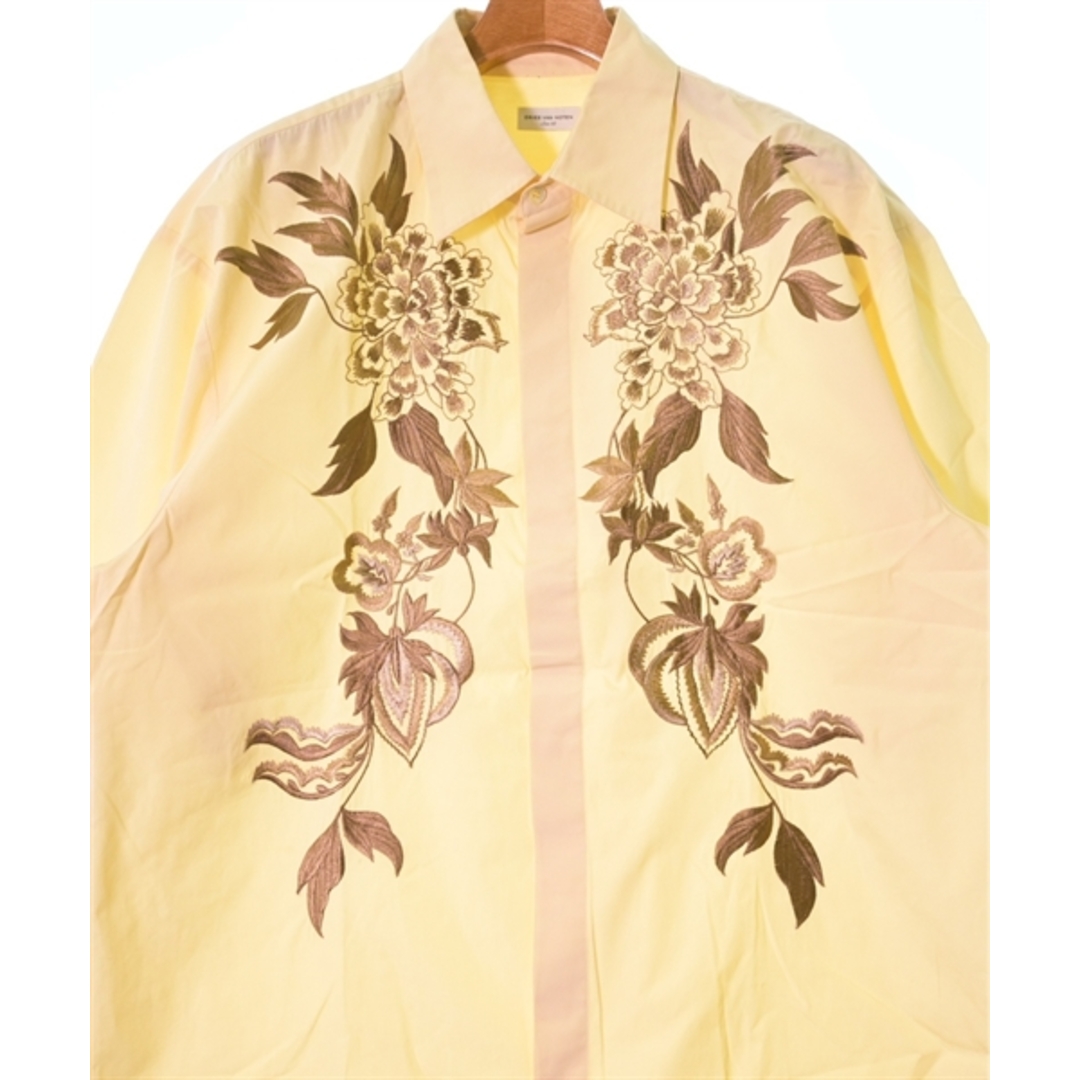 DRIES VAN NOTEN(ドリスヴァンノッテン)のDRIES VAN NOTEN カジュアルシャツ 48(L位) 黄 【古着】【中古】 メンズのトップス(シャツ)の商品写真