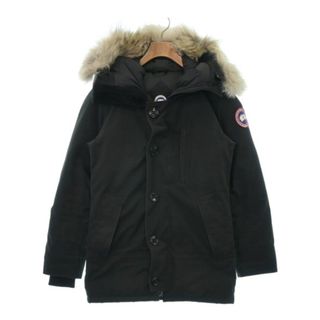 カナダグース(CANADA GOOSE)のCANADA GOOSE カナダグース ダウンコート 2XS 黒 【古着】【中古】(ダウンコート)