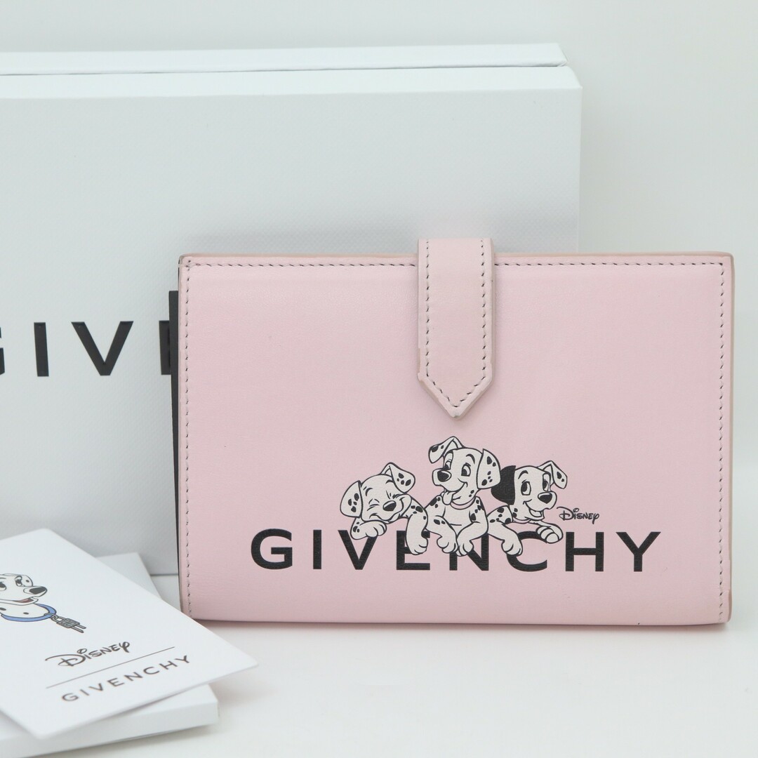 GIVENCHY(ジバンシィ)のIT8PK62NJHO0 GIVENCHY ジバンシー DISNEY ディズニー コンパクトウォレット 101匹わんちゃん 限定 ピンク 二つ折り 財布 レディースのファッション小物(財布)の商品写真