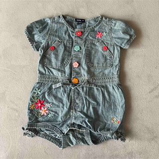 ベビーギャップ(babyGAP)のGAP デニムロンパース(ロンパース)