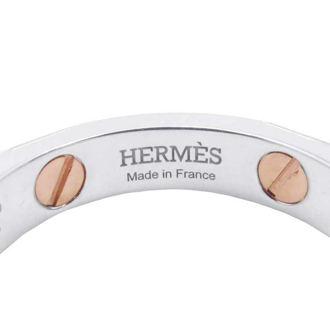 Hermes(エルメス)のエルメス リング エルメス・クルー・ドゥ・H 5クルー SV925シルバー K18PGピンクゴールド サイズ58 メンズのアクセサリー(リング(指輪))の商品写真