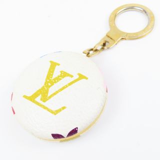 ルイヴィトン(LOUIS VUITTON)の綺麗 LOUIS VUITTON ルイヴィトン アストロピル ライト付 バッグチャーム キーホルダー モノグラムマルチカラー キーリング PVC/メタル ブロン【中古】(キーケース)