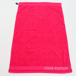 ルイヴィトン(LOUIS VUITTON)の未使用品 LOUIS VUITTON ルイヴィトン ドラドゥバンLVバケーション バスタオル ビーチタオル 22年製 M77514 タオル コットン ピンク レディース【中古】(タオル/バス用品)