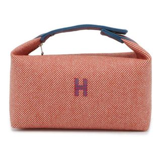 エルメス(Hermes)のエルメス ポーチ ブリッド・ア・ブラックGM Hナッテ トメット/シルバー金具 キャンバス HERMES バッグ(ポーチ)