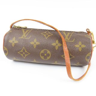 ルイヴィトン(LOUIS VUITTON)の極美品 LOUIS VUITTON ルイヴィトン パピヨン付属ポーチ バッグ付属 小物入れ ヴィンテージ モノグラム ポーチ PVC ブラウン レディース【中古】(ポーチ)