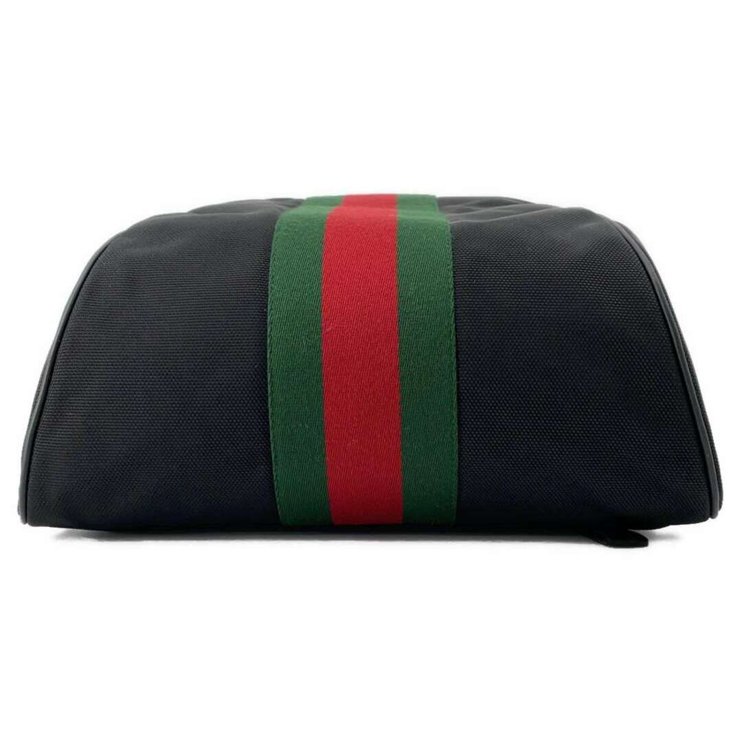 Gucci(グッチ)のグッチ リュック シェリーライン キャンバス 630917 GUCCI バッグ バックパック 黒 アウトレット品 メンズのバッグ(バッグパック/リュック)の商品写真