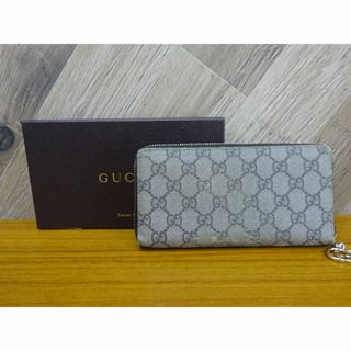 グッチ(Gucci)のM奈095 / GUCCI グッチ GG柄 長財布 ラウンドファスナー(財布)