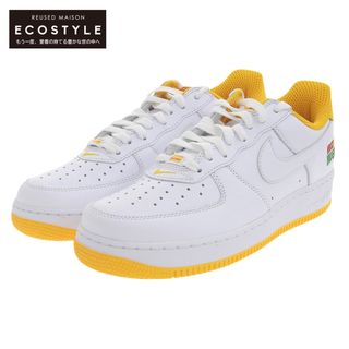 ナイキ(NIKE)のナイキ 新品同様 NIKI ナイキ エアフォース1 Low West Indies White/University Gold スニーカー シューズ メンズ 白 黄 27.5cm DX1156-101 27.5(スニーカー)