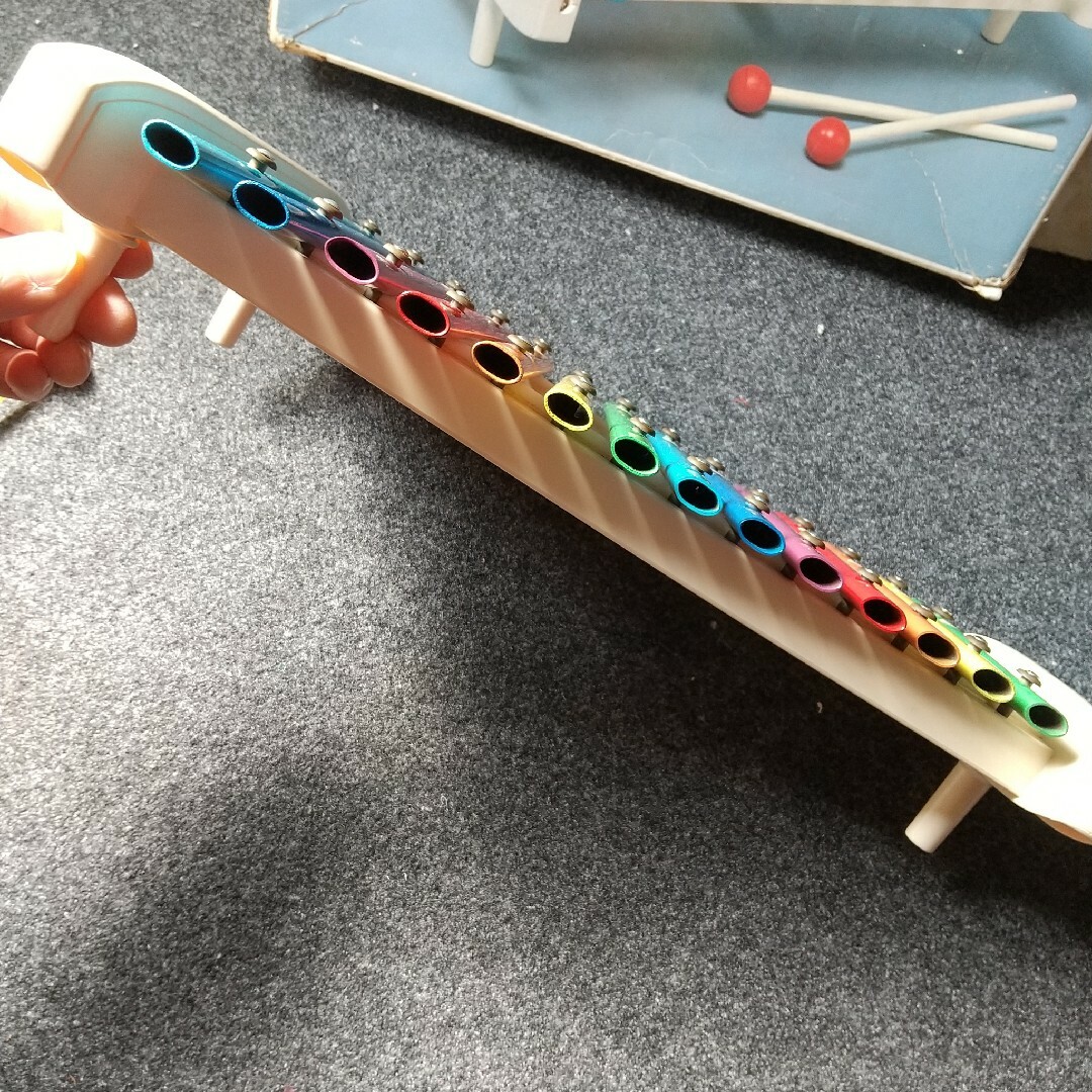 KAWAI パイプシロホン 14K 鉄琴 知育楽器 シロフォン キッズ/ベビー/マタニティのおもちゃ(楽器のおもちゃ)の商品写真