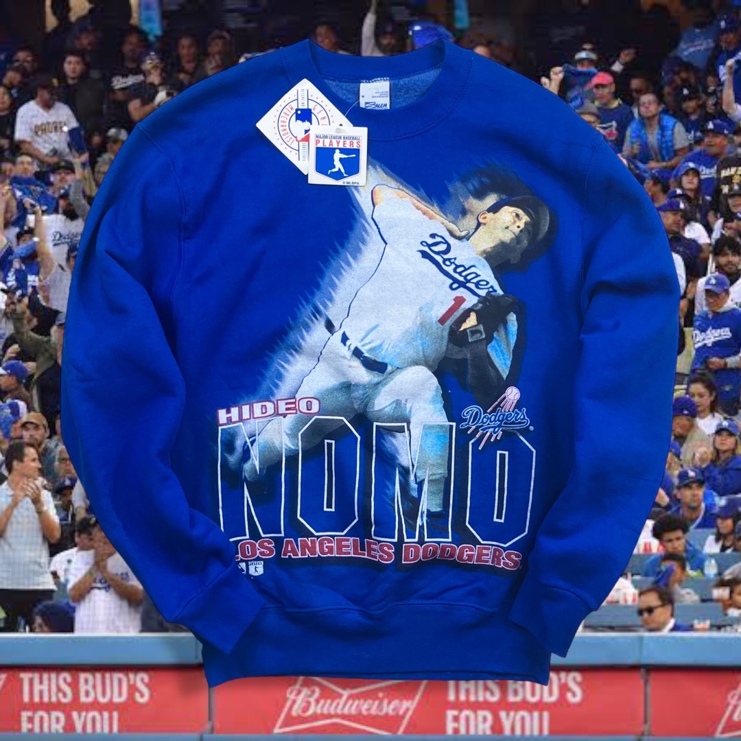 MLB - デッドストック 90s USA製 ロサンゼルスドジャース 野茂 MLB - デッドストック 90s USA製 ロサンゼルスドジャース 野茂