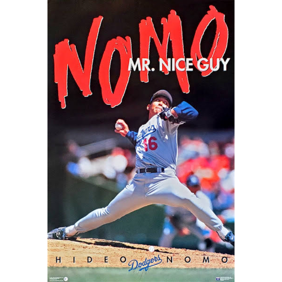 MLB - デッドストック 90s USA製 ロサンゼルスドジャース 野茂 MLB - デッドストック 90s USA製 ロサンゼルスドジャース 野茂